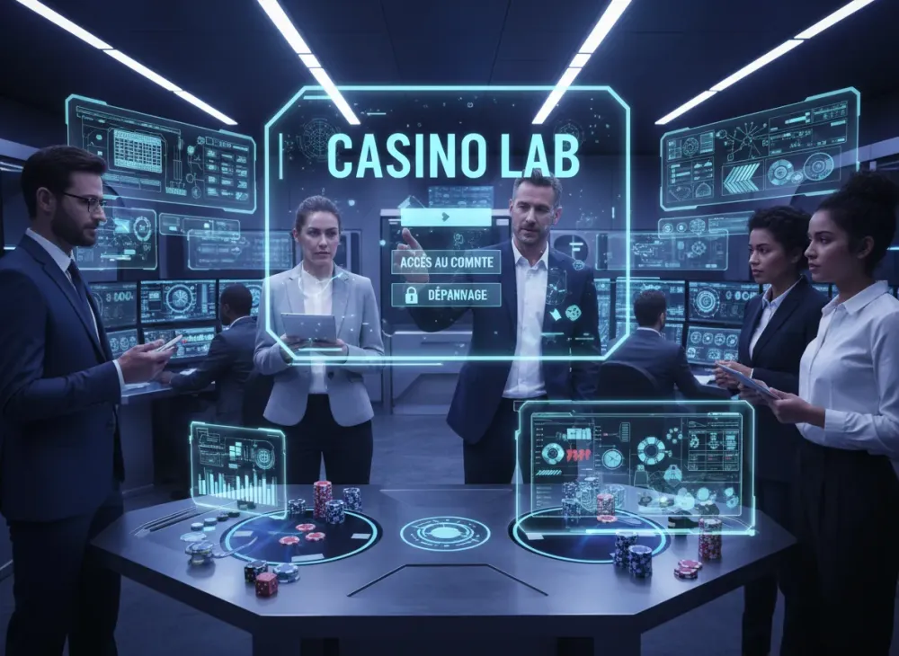 Casino lab login accès au compte et dépannage