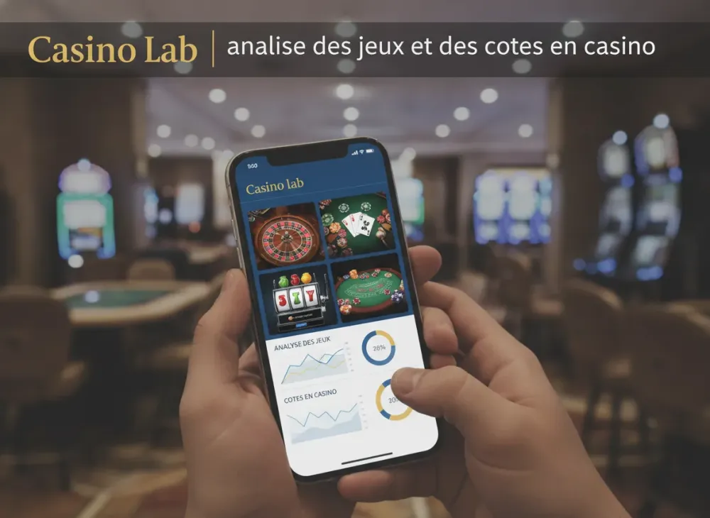 Casino lab analyse des jeux et des cotes en casino