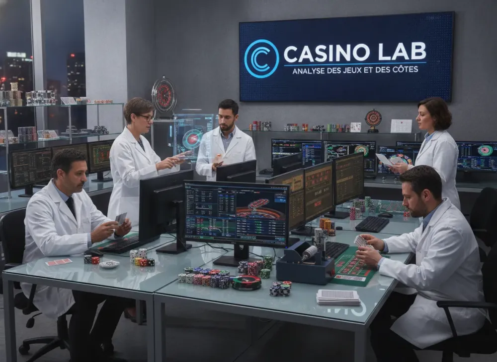 Casino lab analyse des jeux et des cotes en casino